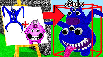 I CHEATED with //MIX in Minecraft Build Competition!