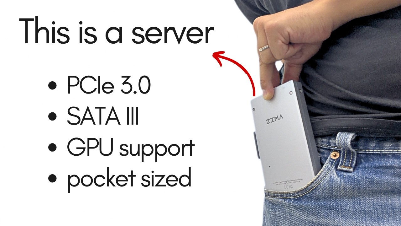Creator video showing ZimaBoard 2 hardware, setup, and real-world home server use
