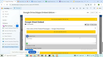 Google Apps Embed(Forms, Sheets, Docs, Slides & Drawings)