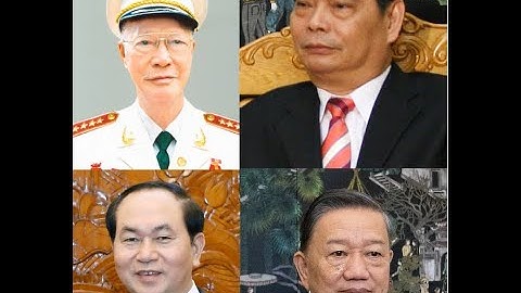 CHÂN DUNG 4 ĐẠI TƯỚNG CÔNG AN NHÂN DÂN VIỆT NAM QUA CÁC THỜI KỲ