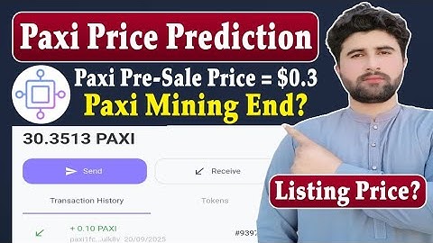 Paxi Mining End? | Paxi Pre-Sale Price = $0.3 | Paxi Token Price Prediction | Rizwan Baloch 2.0