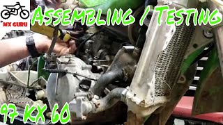 Assembling And Testing - Kawasaki KX 60 - 1997 - (TEST RIDES)