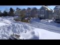 Snow Plowing on Prince Edward Island, CANADA