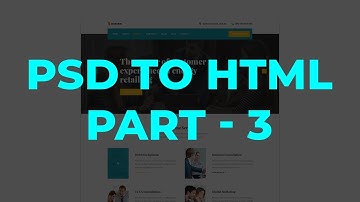 PSD TO HTML Convert PART - 3 Using Bootstrap 4 Bangla tutorial