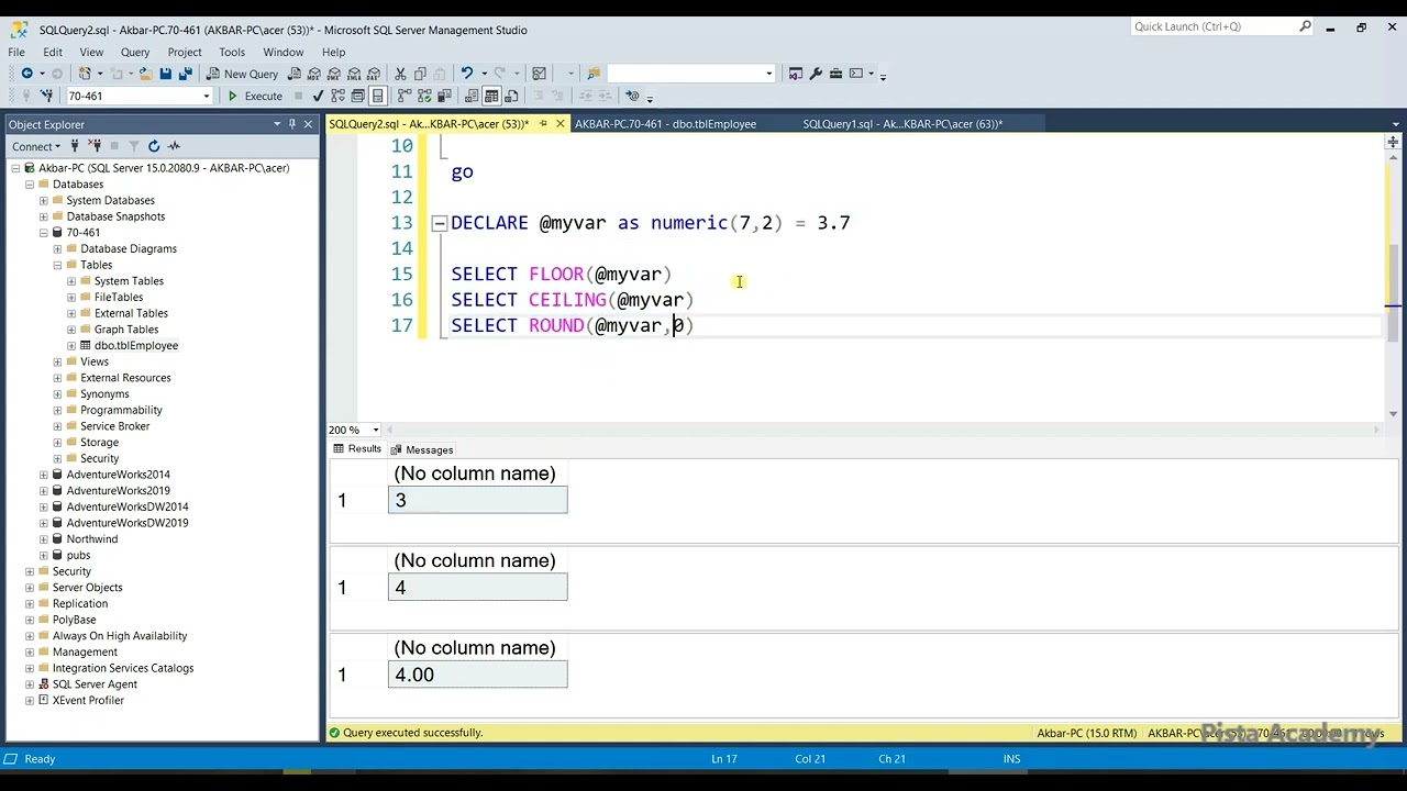 آموزش T-SQL - جلسه چهارم