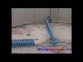 Directional jet aerators in a wastewater tank