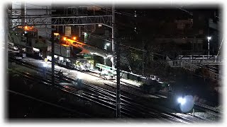 2022/12/01 AM～配信済み　中央快速線E233系グリーン車 12両編成　鉄道クレーン車　JR 中央線 高尾駅 周辺 ライブカメラ / 4K LIVE TOKYO JAPAN