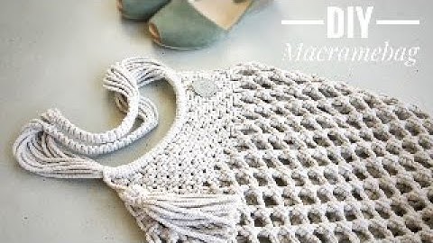 Macrame Bag Tutorial - easy DIY/Torba ze sznurka