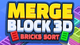 Merge Block 3d - Bricks Sort Gameplay Android screenshot 4