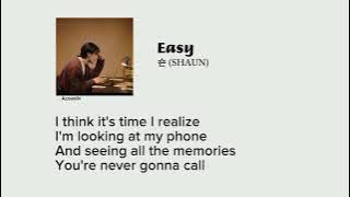 Download lagu 숀 (shaun) - easy Lyrics
