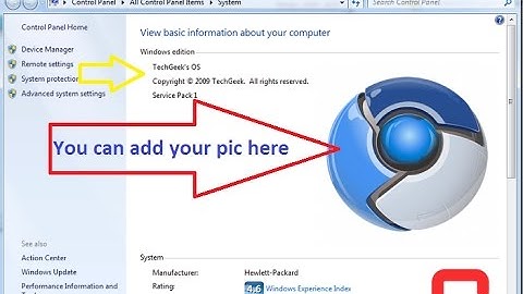 How to change windows logo in properties 100% working all Windows