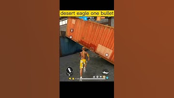 free fire one bullet challenge with DESERT EAGLE headshot 😱😱#shorts #viral #onebulletchallenge