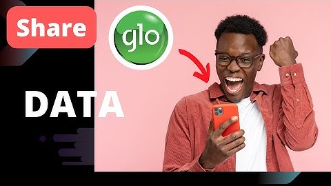 How to share Glo data to another Glo user