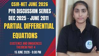 PDE Last 15 Years | Maha Revision | Part - 04 | CSIR NET JUNE 2026 | Mission JRF | BY VARSHA MAM