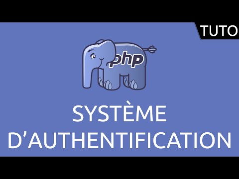 Tutoriel PHP - système d'authentification