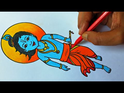 Viciniti : Realistic pencil portrait of lord Krishna