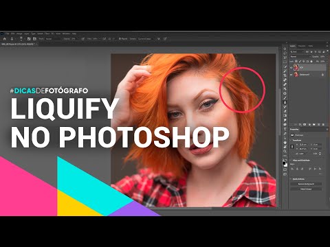 Vídeo: Como você faz um rosto liquidificado no Photoshop?