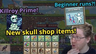 Killroy update! New stuff in Skull shop  Killroy Prime, Beginner runs?! #HarbingerIV #idleon