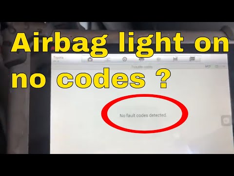 Airbag SRS Light On no Codes Lexus Toyota Scion SOLUTION.