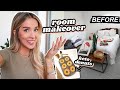 ROOM MAKEOVER ON A BUDGET + MAKING LOW CARB DONUTS | leighannvlogs