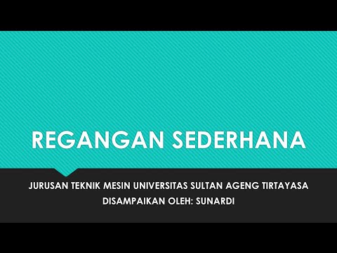 Video: Apakah regangan menegak dan mengecut?