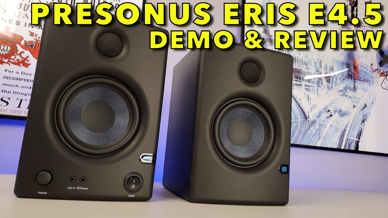 Presonus Eris E4.5 Active Powered 2-Way 4.5 Near Field Studio Monitors  (PAIR)