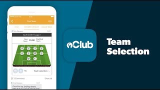 View team selection for this weekend's game in the Pitchero Club app screenshot 2