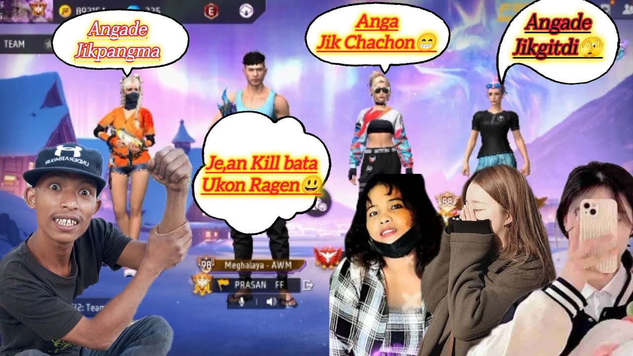 Jik-pangma Jik-gitdi Jik-chachon 🤣🤣 funny game play 🤣🤣 Highest kill Jikpangma😁😁