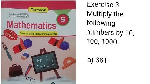 Mathematics class 5. Based on single national curriculum 2020