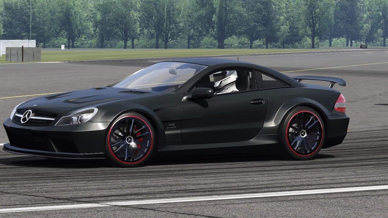 Mercedes Sl65 Amg Black Series At Top Gear Test Track Assetto Corsa