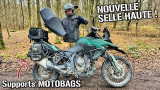 Une nouvelle selle haute et (ENFIN) des supports pour Motobags pour ma V-Strom 800DE ! by MATT Adventure 11,076 views 4 months ago 11 minutes, 36 seconds