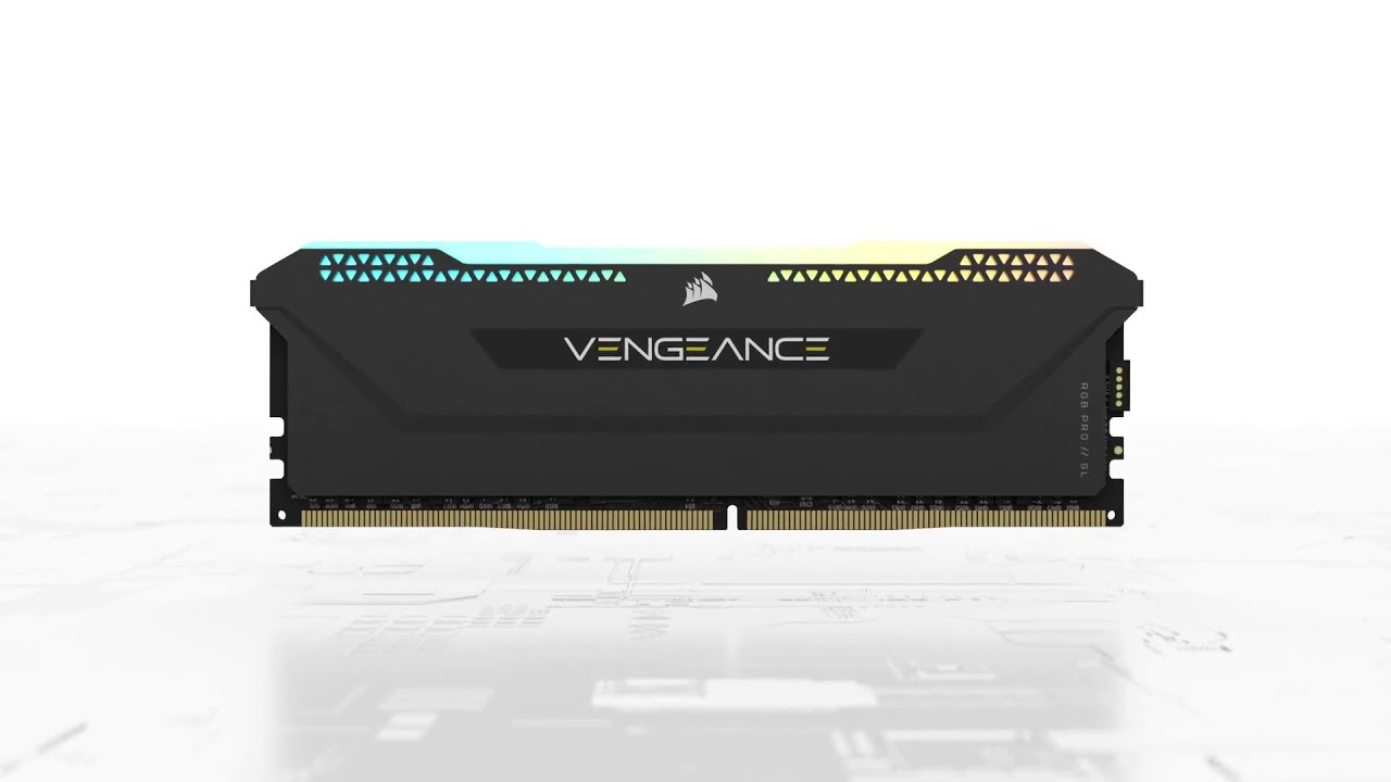 Corsair Vengeance RGB PRO SL 2X8Go DDR4 3600C18 Blanc 