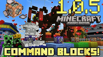 COMMAND BLOCK! Cool tricks : TELEPORT and much more! 1.0.5 MCPE Minecraft PE Tutorial mstyler777