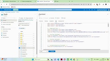 Deploying static website in Azure using Azure core and AI services
