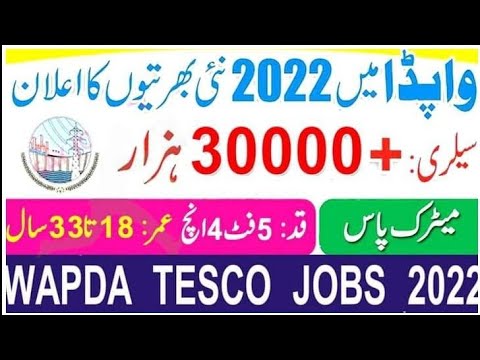 Water and Power Development Authority WAPDA Jobs 2022 | Download Form Online