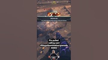 Mega abomination swallows Grenade #mwz #mw3 #callofduty #cod #warzone #gaming #zombies #achievement