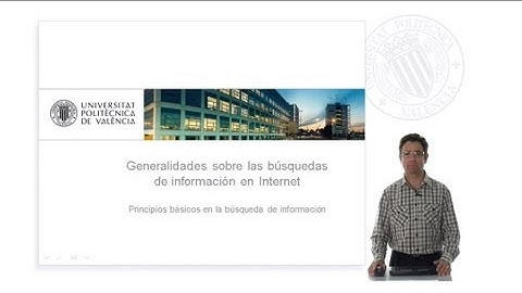 Principios básicos en la búsqueda de información |  | UPV