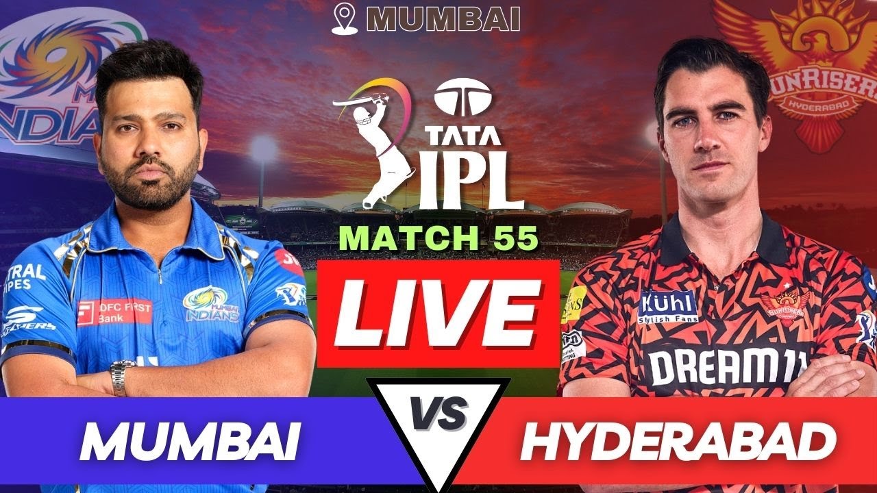 Live SRH vs MI IPL 2024 Match Mumbai vs Hyderabad Live Match Score