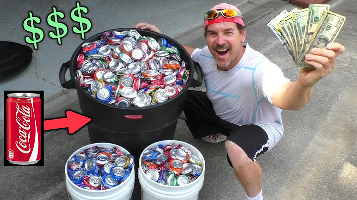 Selling Soda CANS for SCRAP Metal $$$ How much Money will I get? R. Stroud's Aluminum Copper Recycle
