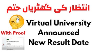 Final Term Result Spring 2021 | Date Change | Must Watch