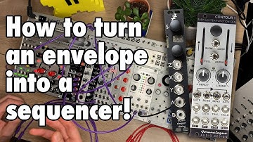 Making melodies from CV with Joranalogue Contour 1