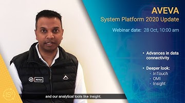 AVEVA System Platform 2020 Update – Webinar Teaser