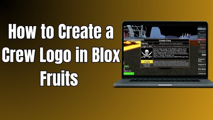 How to Create a Crew Logo in Blox Fruits (Get Decal Link) 