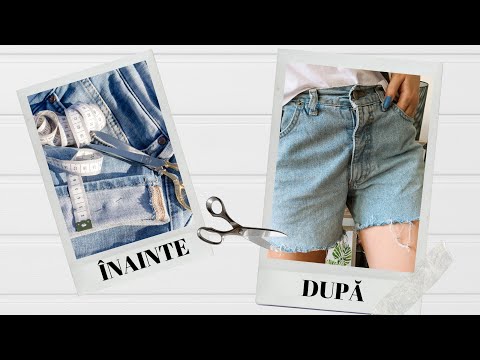 Video: Cum Se Taie Pantalonii Scurți