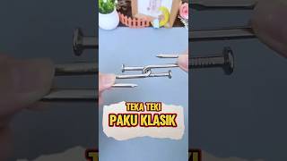 Cara Mudah Mengatasi Dua Paku yang Saling Mengunci #tekateki #tutorial #logika #iq #shorts