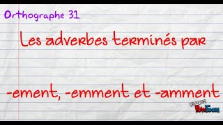 Les adverbes