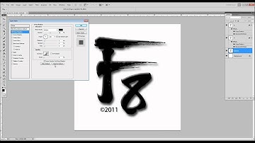 How to create a Transparent Text Watermark in Adobe Photoshop CS5