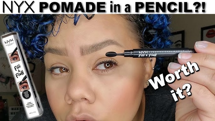 New NYX IN_DEPH Fluff YouTube & Fill REVIEW Pencil Pomade & TUTORIAL Eyebrow 