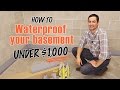 How to Waterproof a Basement | DIY SquidGee Dry System