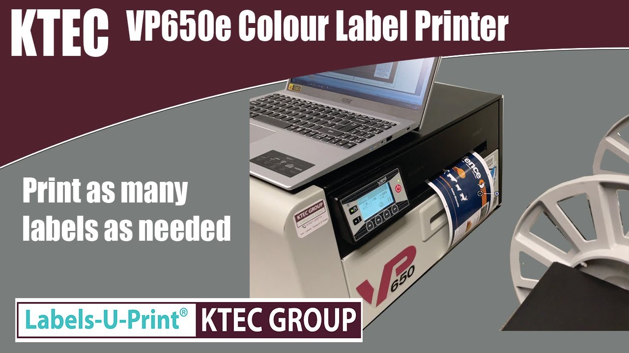 Vipcolor 650 VIPColor VP650e - colour label printer - Labels-U-Print ® - KTEC GROUP ...